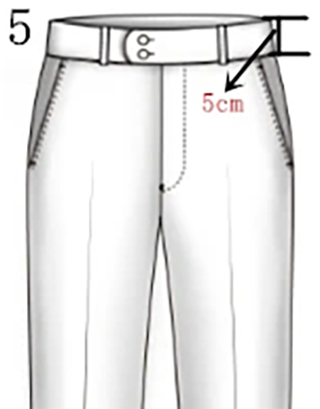 2 Button Short Round