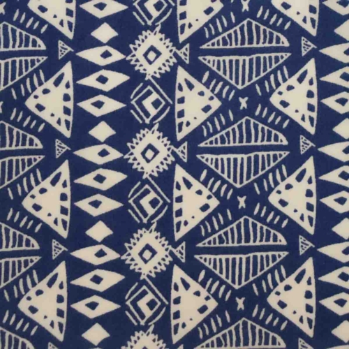 Blue & White Tribal
